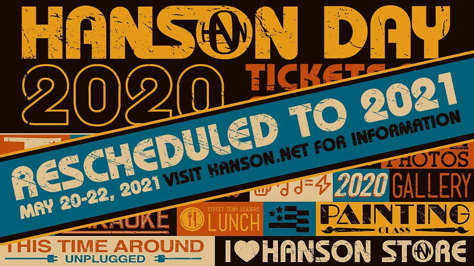 HANSON Day 2020 Rescheduled